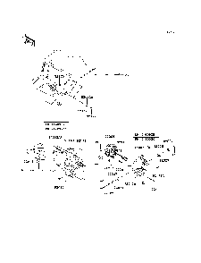 Headlight Diagram and Parts List for KRT800DEF 2014 Kawasaki Lawn Tractor Accessories