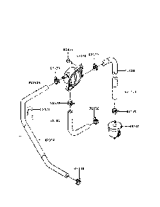 Fuel tank/fuel-valve Diagram and Parts List for FR730V-DS04  Kawasaki Engine