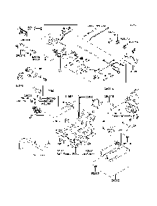 Chassis Electrical Equipment Diagram and Parts List for KRF750VBF 2011 Kawasaki Lawn Tractor Accessories