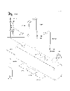 Fuel Tank Diagram and Parts List for KAF950D8F 2008 Kawasaki Lawn Tractor Accessories