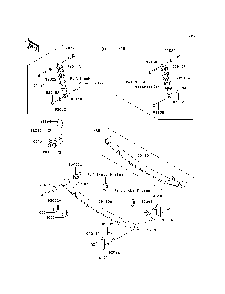 Rear Suspension Diagram and Parts List for KAF950B7F 2007 & Prior Kawasaki Lawn Tractor Accessories