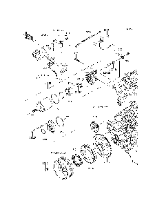 Starter Motor Diagram and Parts List for KRF800CEF 2014 Kawasaki Lawn Tractor Accessories