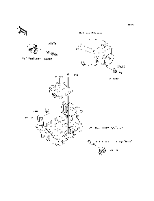 Fuel Injection Diagram and Parts List for KRF750TAF 2010 Kawasaki Lawn Tractor Accessories