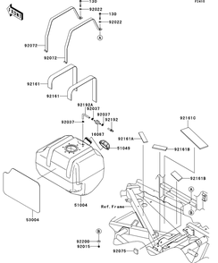 Part Location Diagram of 16087-0703 Kawasaki Valve-Check