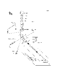 Master Cylinder Diagram and Parts List for KRF800DFF 2015 Kawasaki Lawn Tractor Accessories