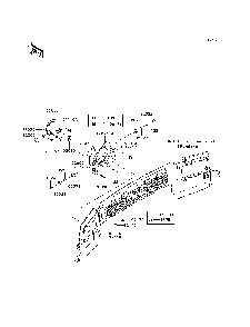 Headlight Diagram and Parts List for KAF620PDF 2013 Kawasaki Lawn Tractor Accessories