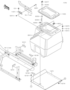 Other Diagram and Parts List for KAF1000EJF 2018 Kawasaki Lawn Tractor Accessories