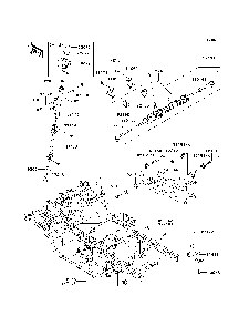 Frame Diagram and Parts List for KAF620PDF 2013 Kawasaki Lawn Tractor Accessories