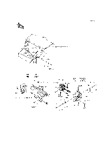 Headlight Diagram and Parts List for KRT800CFF 2015 Kawasaki Lawn Tractor Accessories