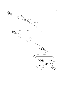 Drive Shaft-Propeller Diagram and Parts List for KRF750RDF 2013 Kawasaki Lawn Tractor Accessories