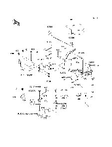Control Diagram and Parts List for KAF620G7F 2007 & Prior Kawasaki Lawn Tractor Accessories