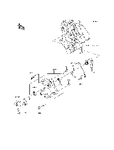 Gear Change Mechanism Diagram and Parts List for KRT800CFF 2015 Kawasaki Lawn Tractor Accessories