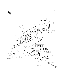 Headlight Diagram and Parts List for KAF950C7F 2007 & Prior Kawasaki Lawn Tractor Accessories