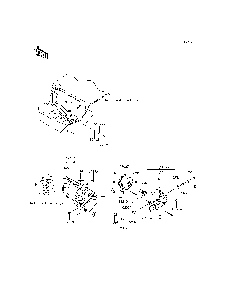 Headlight Diagram and Parts List for KRF800BFF 2015 Kawasaki Lawn Tractor Accessories