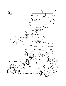 Starter Motor Diagram and Parts List for KRF750SCSA 2012 Kawasaki Lawn Tractor Accessories