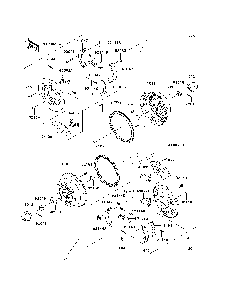 Front Hubs/Brakes Diagram and Parts List for KAF400A7F 2007 & Prior Kawasaki Lawn Tractor Accessories