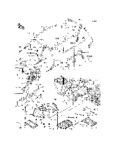 Guards/Cab Frame Diagram and Parts List for KRF800CFF 2015 Kawasaki Lawn Tractor Accessories