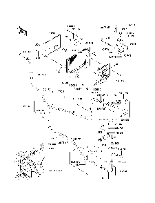 Radiator Diagram and Parts List for KAF620PDF 2013 Kawasaki Lawn Tractor Accessories