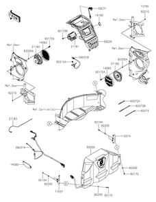 Other Diagram and Parts List for KRF1000CNFNN 2022 Kawasaki Lawn Tractor Accessories