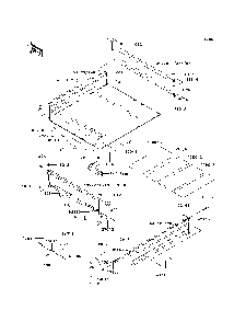 Carrier Diagram and Parts List for KAF620MDF 2013 Kawasaki Lawn Tractor Accessories