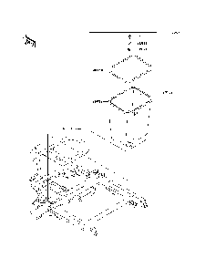 Optional Parts(Frame) Diagram and Parts List for KAF400C7F 2007 & Prior Kawasaki Lawn Tractor Accessories