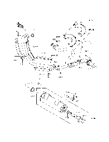Muffler Diagram and Parts List for KRF800DFF 2015 Kawasaki Lawn Tractor Accessories