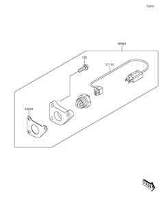 Accessory Diagram and Parts List for KAF1000EGF 2016 Kawasaki Lawn Tractor Accessories