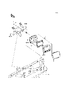 Meter Diagram and Parts List for KRF800CEF 2014 Kawasaki Lawn Tractor Accessories