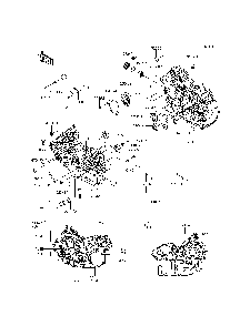 Crankcase Diagram and Parts List for KRT800CFF 2015 Kawasaki Lawn Tractor Accessories