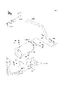 Muffler Diagram and Parts List for KAF400C7F 2007 & Prior Kawasaki Lawn Tractor Accessories