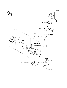 Air Cleaner Diagram and Parts List for KAF620PDF 2013 Kawasaki Lawn Tractor Accessories