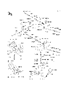 Shift Lever Diagram and Parts List for KAF620MDF 2013 Kawasaki Lawn Tractor Accessories