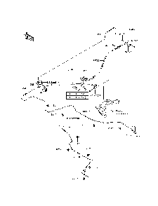 Brake Piping Diagram and Parts List for KRF800DFF 2015 Kawasaki Lawn Tractor Accessories