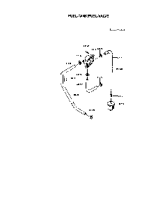 Fuel-tank/fuel-valve Diagram and Parts List for FR691V-AS06  Kawasaki Engine