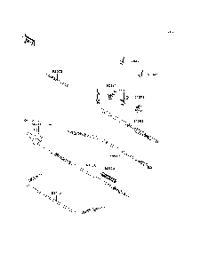Cables Diagram and Parts List for KRF750TAF 2010 Kawasaki Lawn Tractor Accessories
