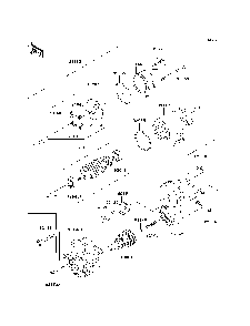 Starter Motor Diagram and Parts List for KAF950E8F 2008 Kawasaki Lawn Tractor Accessories