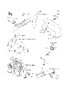 Fuel Injection Diagram and Parts List for KRT800BEF 2014 Kawasaki Lawn Tractor Accessories