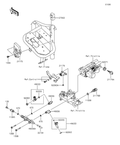Part Location Diagram of 49056-2064 Kawasaki PIPE-INJECTION
