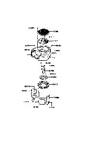 Cooling equipment Diagram and Parts List for FR651V-BS31  Kawasaki Engine
