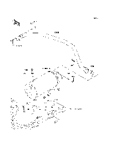 Muffler Diagram and Parts List for KAF400A7F 2007 & Prior Kawasaki Lawn Tractor Accessories