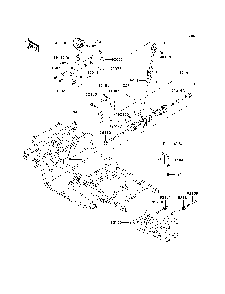 Frame Diagram and Parts List for KAF620H7F 2007 & Prior Kawasaki Lawn Tractor Accessories