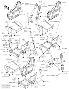 Part Location Diagram of 92043-0862 Kawasaki Pin