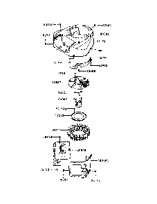Cooling-equipment Diagram and Parts List for FR730V-DS04  Kawasaki Engine