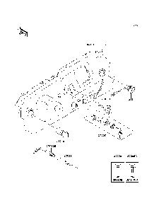 Ignition Switch Diagram and Parts List for KRF750TAF 2010 Kawasaki Lawn Tractor Accessories