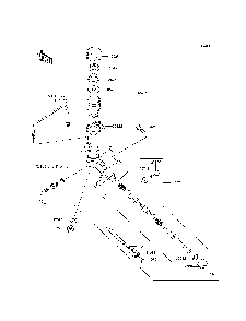 Master Cylinder Diagram and Parts List for KRF800CEF 2014 Kawasaki Lawn Tractor Accessories