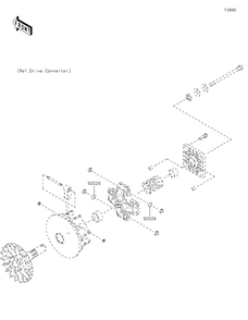Optional Parts(Engine) Diagram and Parts List for KAF400TKS 2019 Kawasaki Lawn Tractor Accessories