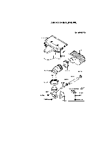 Air-filter/muffler Diagram and Parts List for FR691V-AS06  Kawasaki Engine