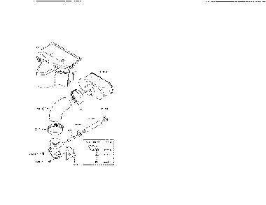 Air-filter/muffler Diagram and Parts List for FR651V-BS00  Kawasaki Engine