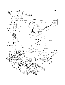 Frame Diagram and Parts List for KAF950E8F 2008 Kawasaki Lawn Tractor Accessories