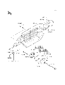 Headlight Diagram and Parts List for KAF950B7F 2007 & Prior Kawasaki Lawn Tractor Accessories